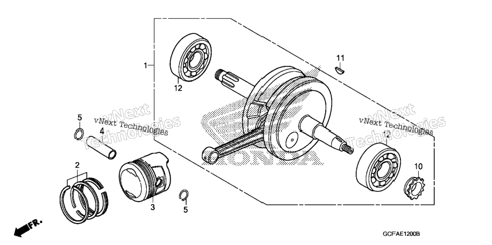 Crankshaft + Piston