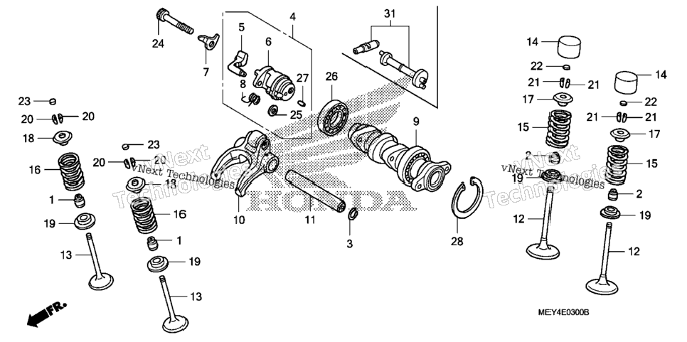 Camshaft + Valve