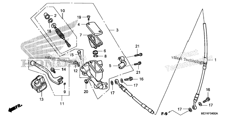 Front Brake Master Cylinder