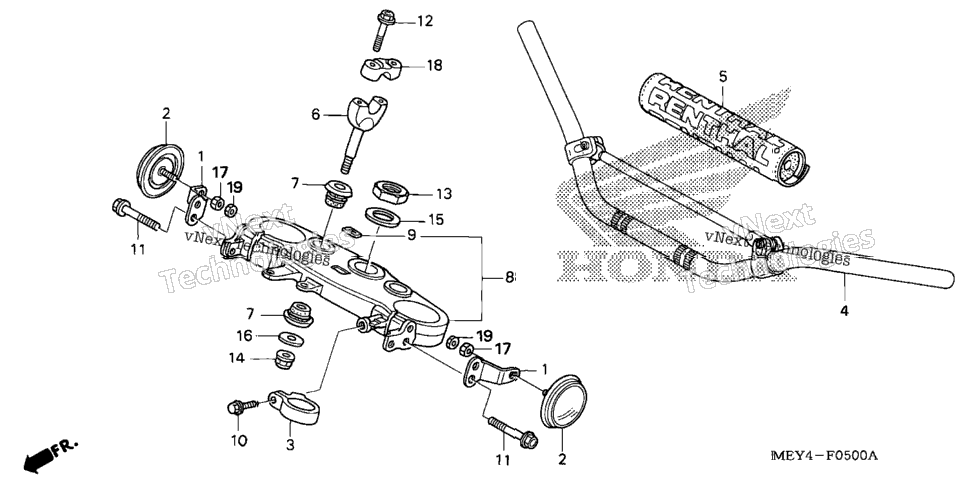 Handlebar + Top Bridge (1)