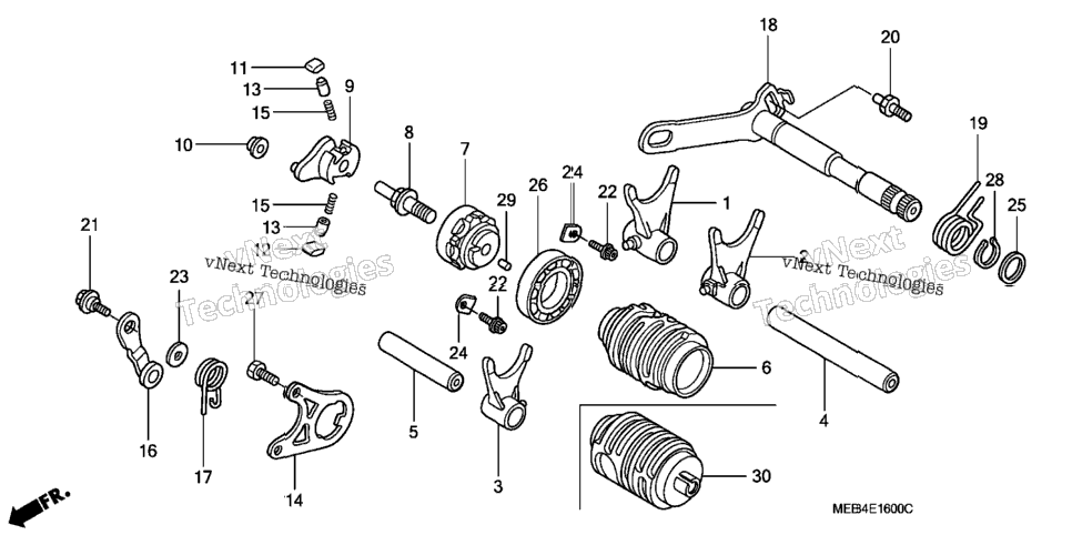 Gear Shift Drum