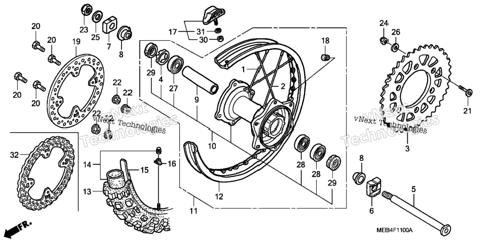 Rear Wheel