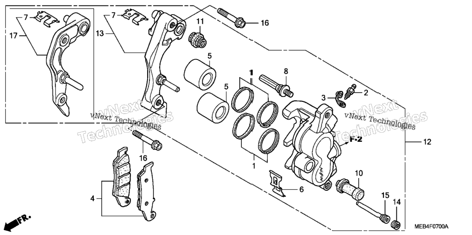 Front Brake Caliper