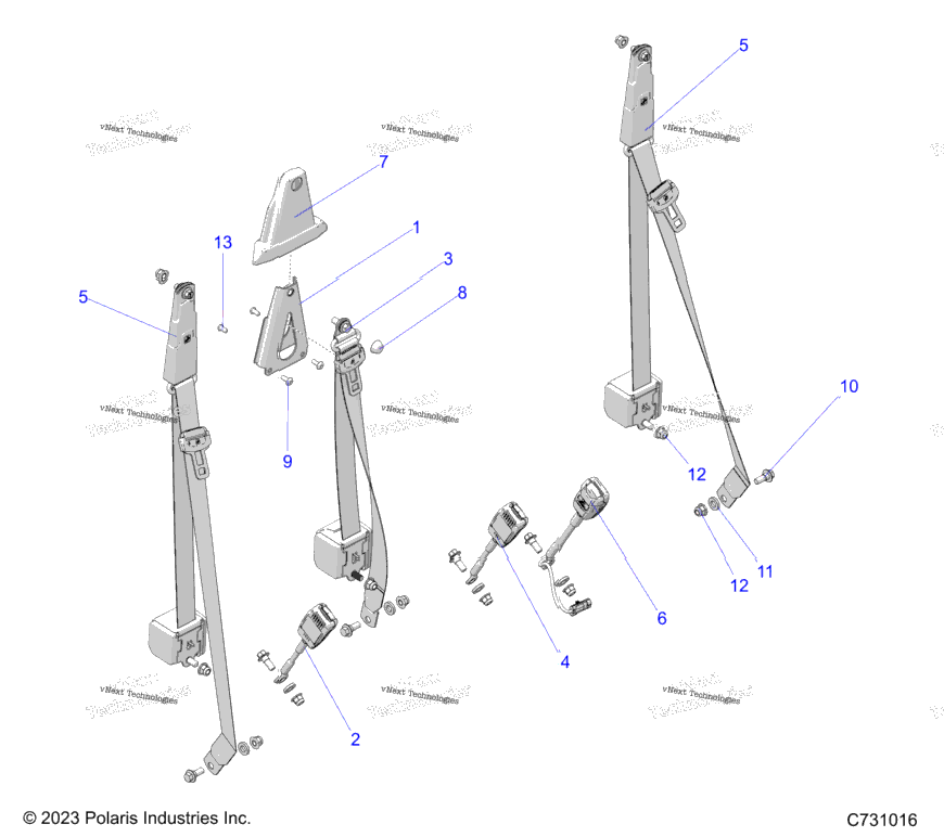 Body, Seat Belt Asm