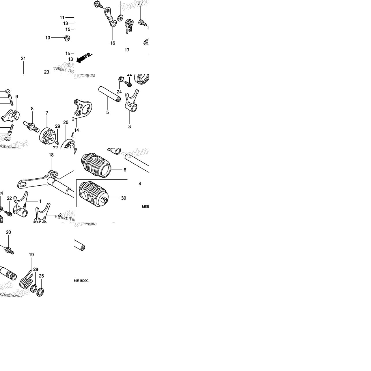 Gear Shift Drum