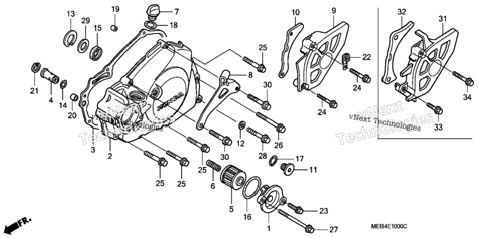 Left Crankcase Cover