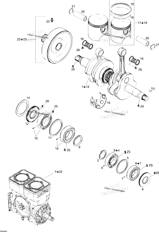 Crankshaft And Pistons