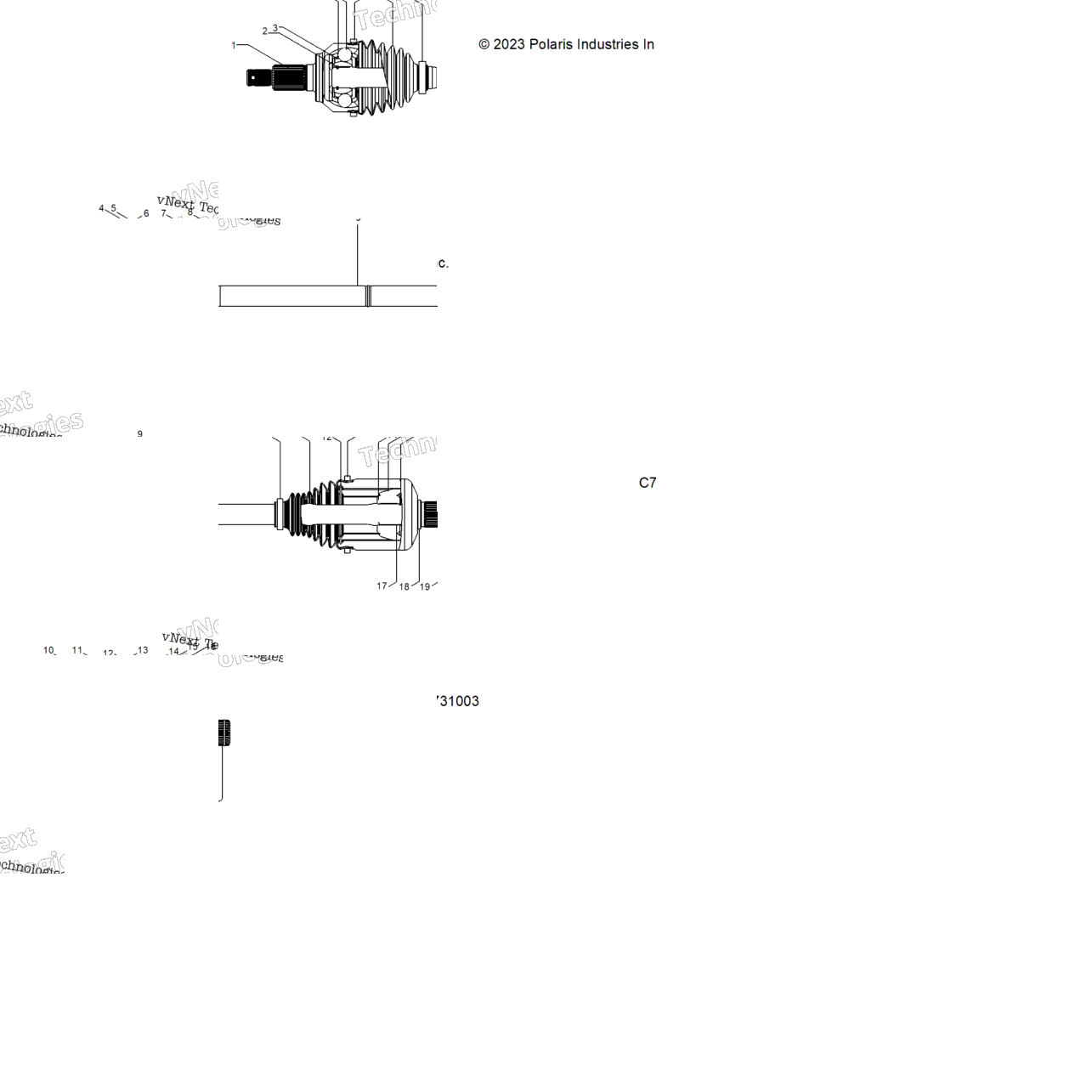 Drive Train, Front Halfshaft