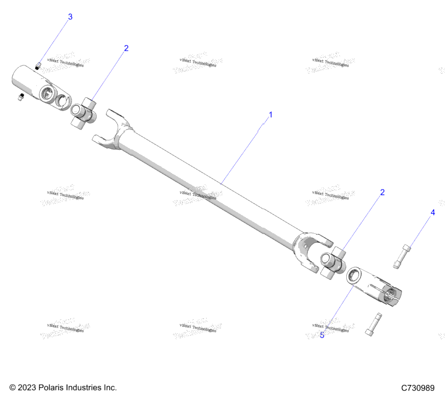 Drive Train, Front Prop Shaft