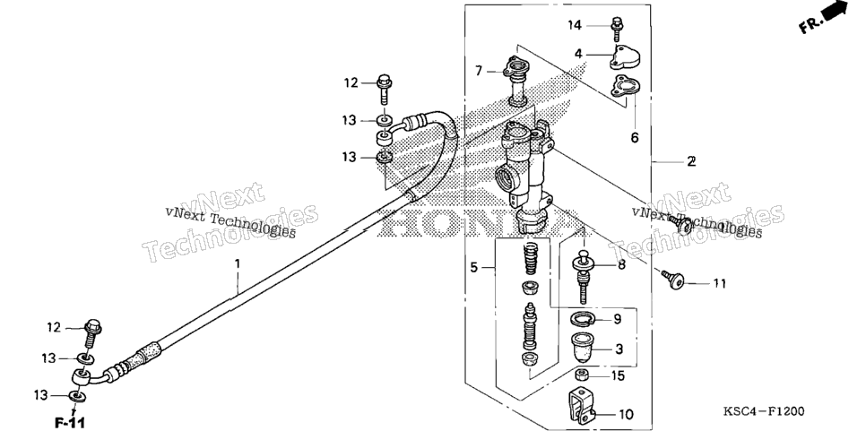 Rear Brake Master Cylinder