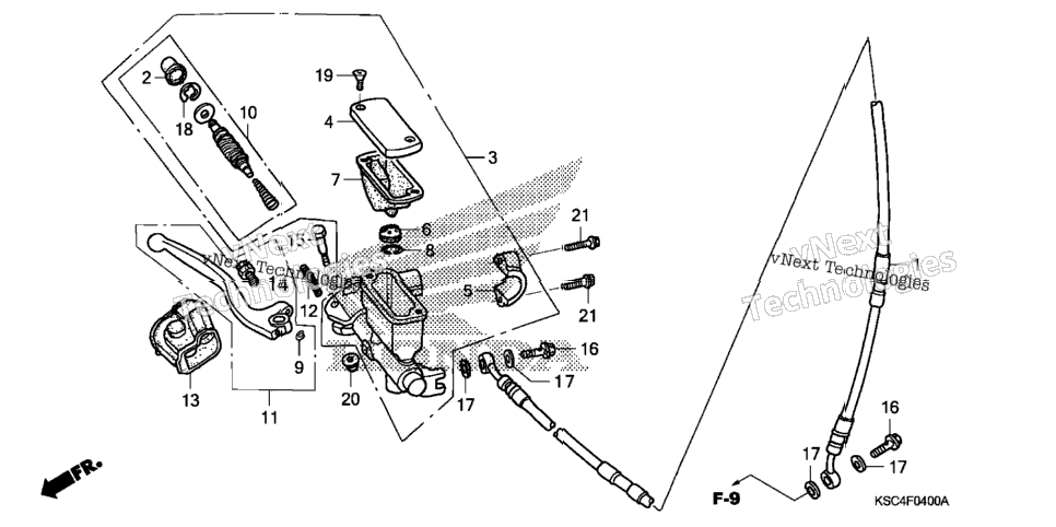 Front Brake Master Cylinder