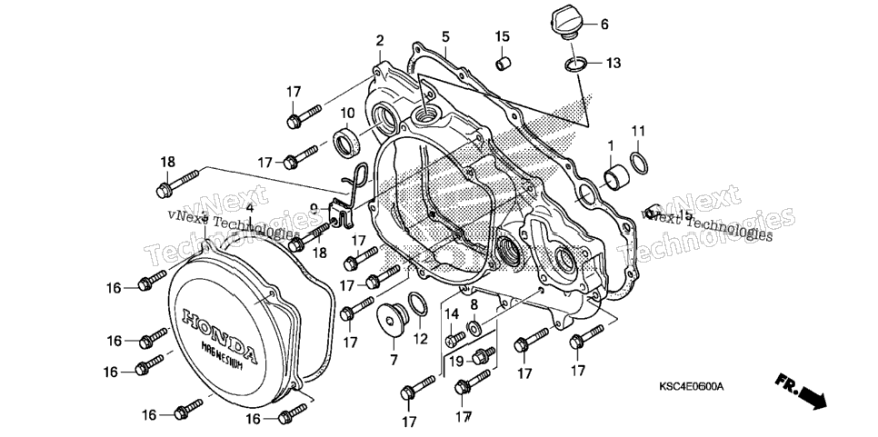 Right Crankcase Cover