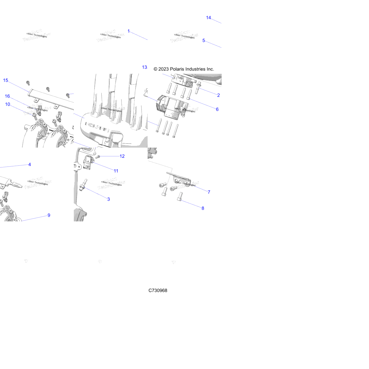 Engine, Intake Manifold, Throttle Body, Fuel Rail
