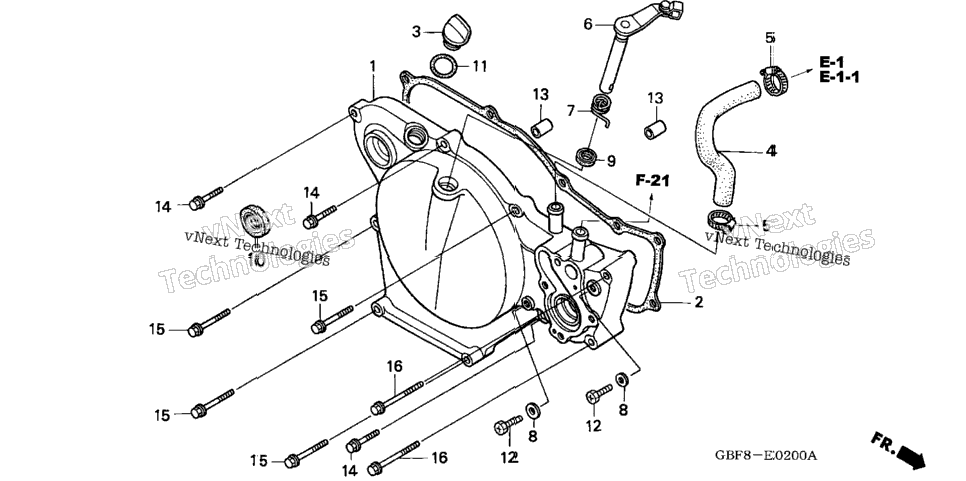 Right Crankcase Cover