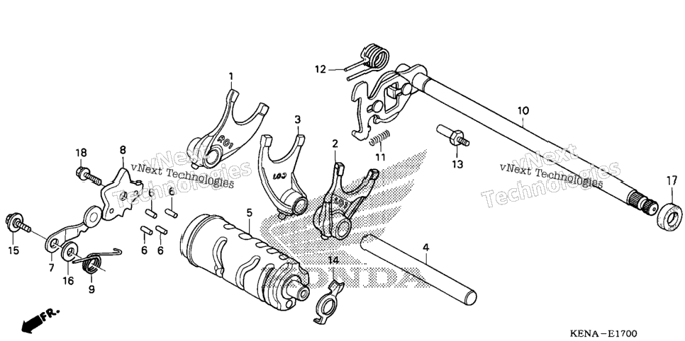 Gearshift Drum