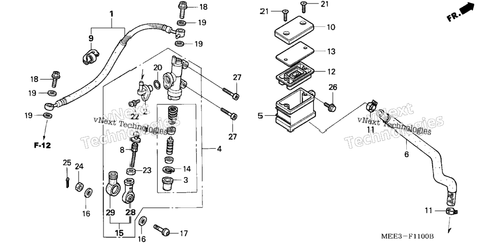 Rear Brake Master Cylinder