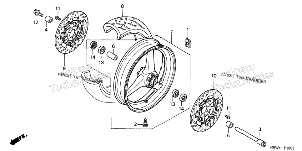 Front Wheel ('01-'06)