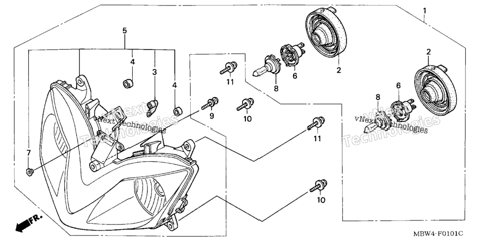 Headlight ('01-'06)