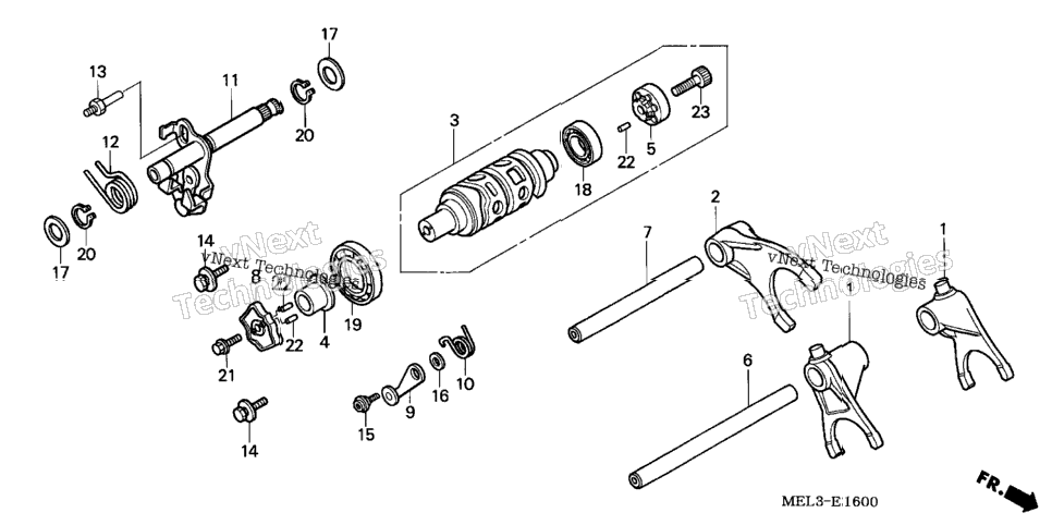 Gearshift Drum