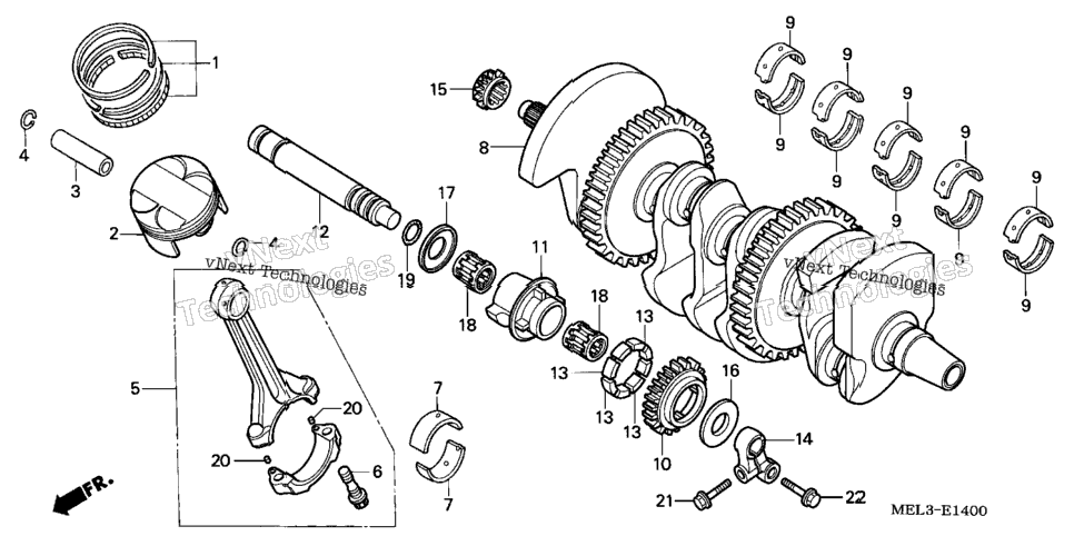 Crankshaft + Piston