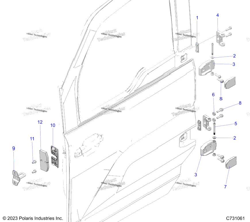 Body, Door Mounting