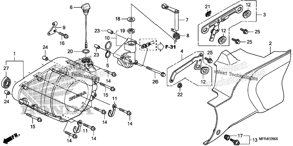 Left Crankcase Cover