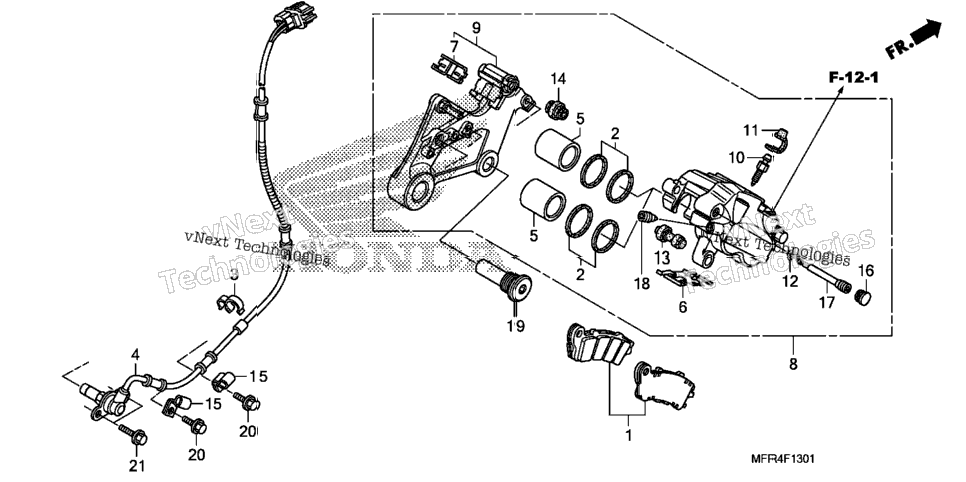 Rear Brake Caliper (2)