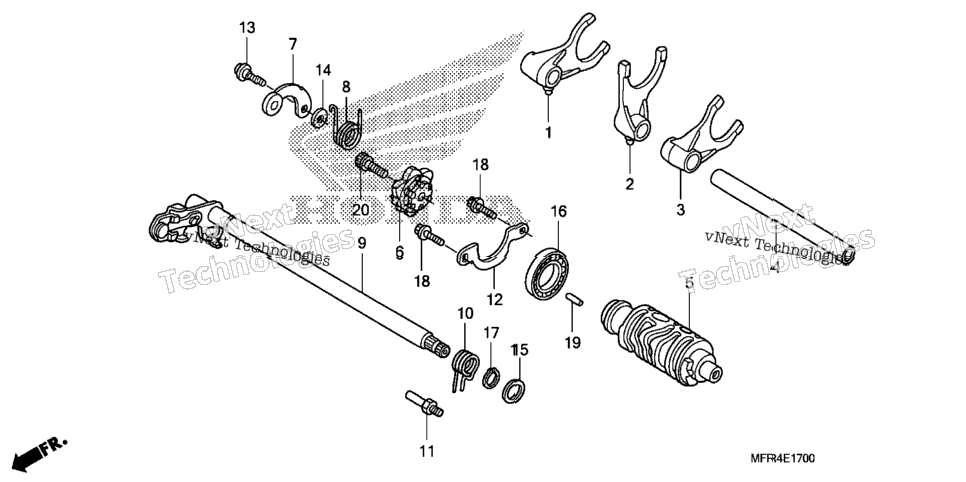 Gearshift Drum