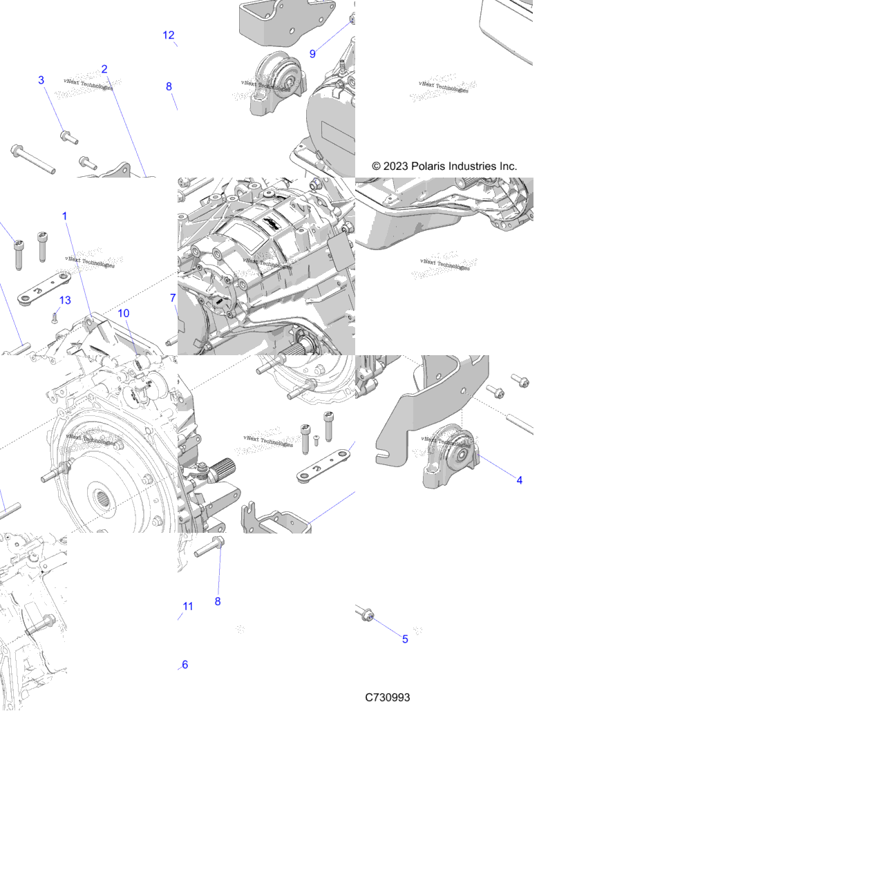Drive Train, Transmission Mounting