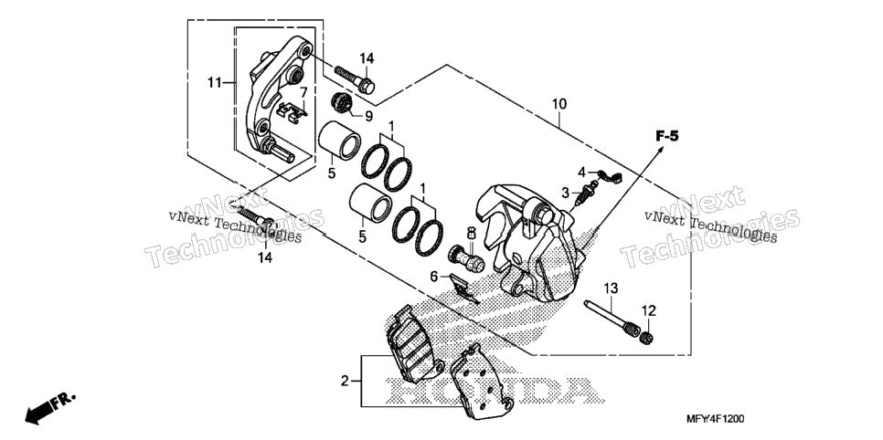 Front Brake Caliper