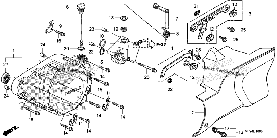 Left Crankcase Cover