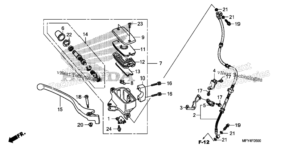 Front Brake Master Cylinder