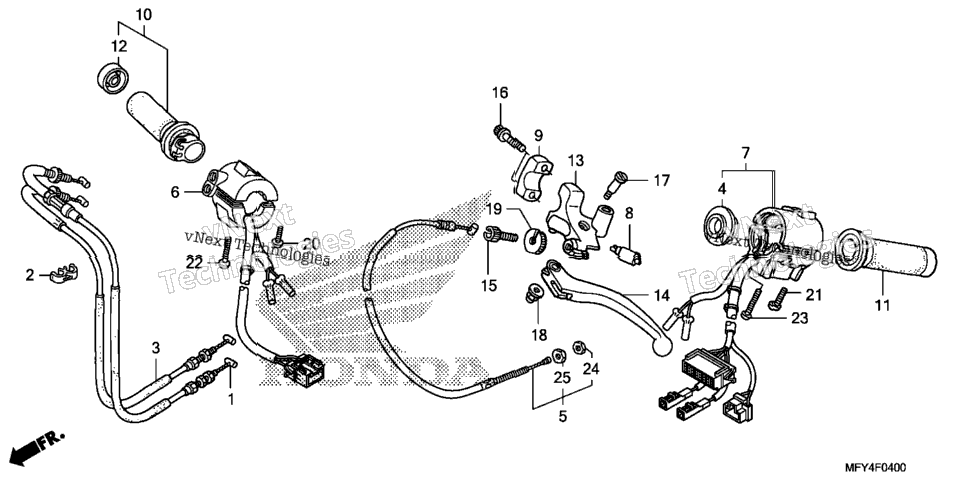 Handle Lever@Switch@Cable