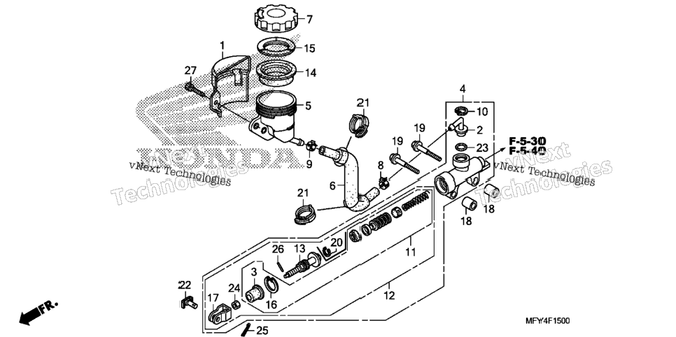 Rear Brake Master Cylinder