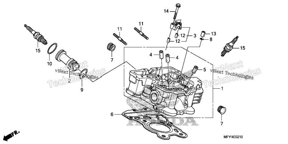 Rear Cylinder Head