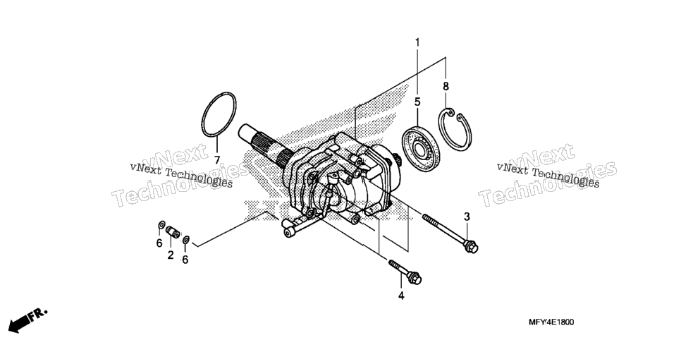 Side Gear Case
