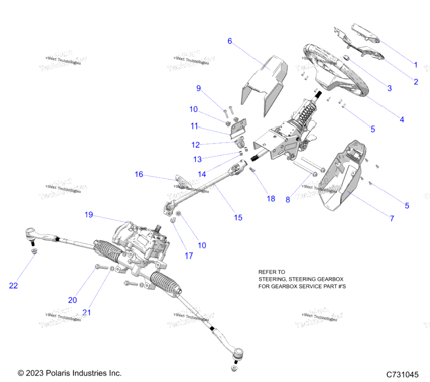 Steering, Steering Asm