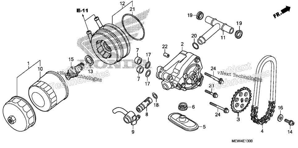 Oil Filter + Oil Pump
