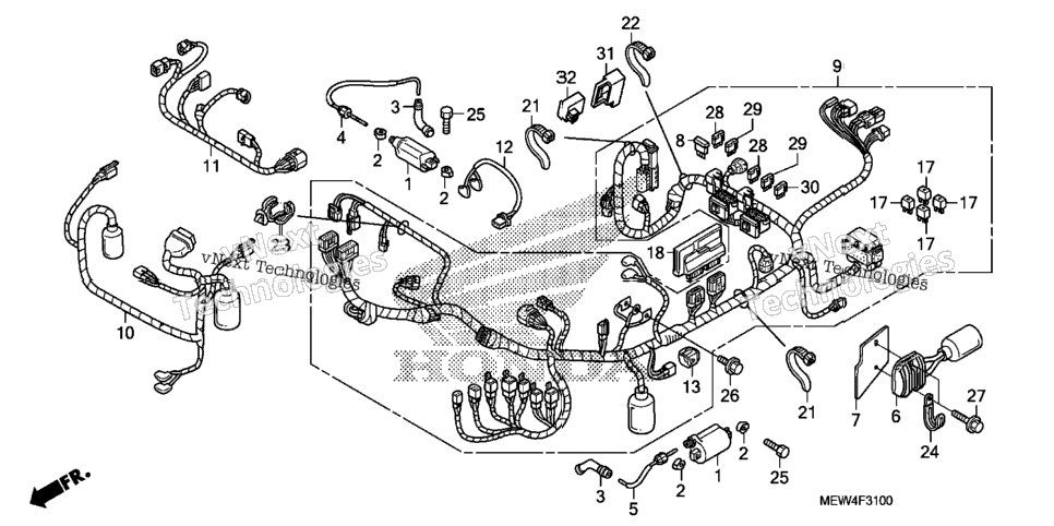 Wire Harness + Ignition Coil