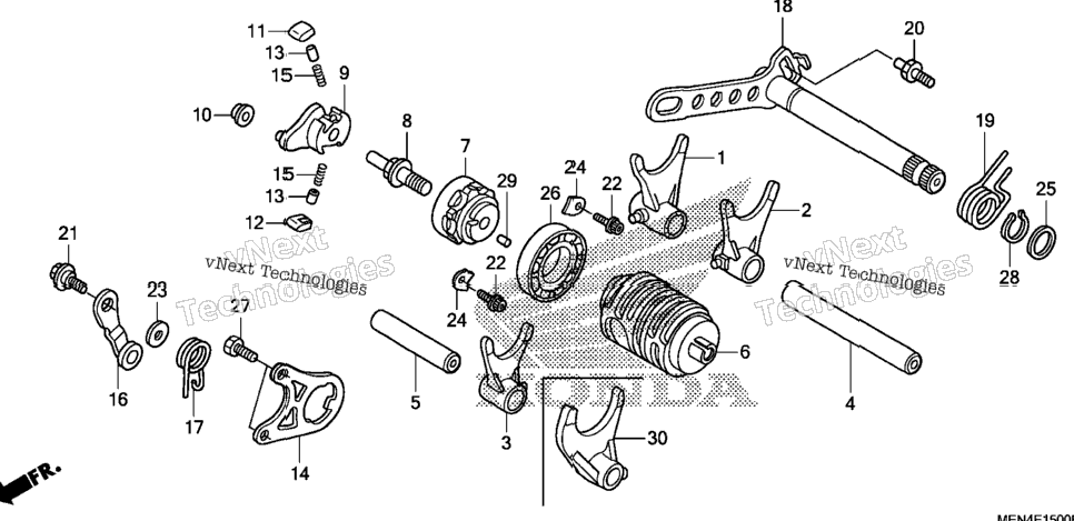 Gear Shift Drum