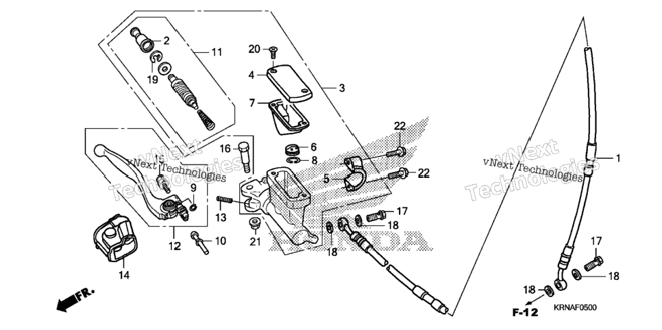 Front Brake Master Cylinder