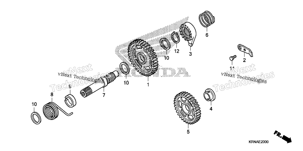 Kick Starter Spindle