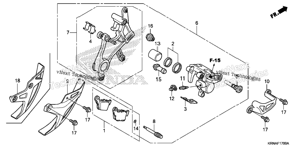 Rear Brake Caliper