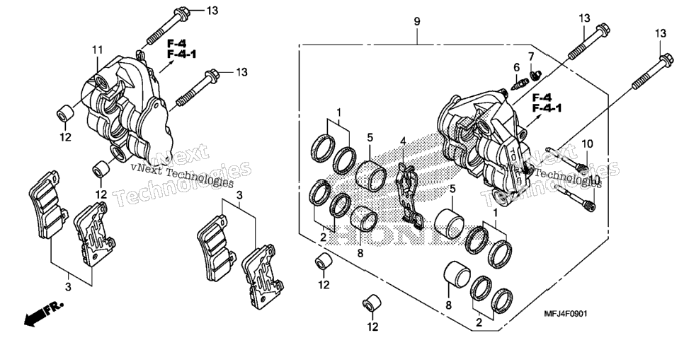 Front Brake Caliper (2)