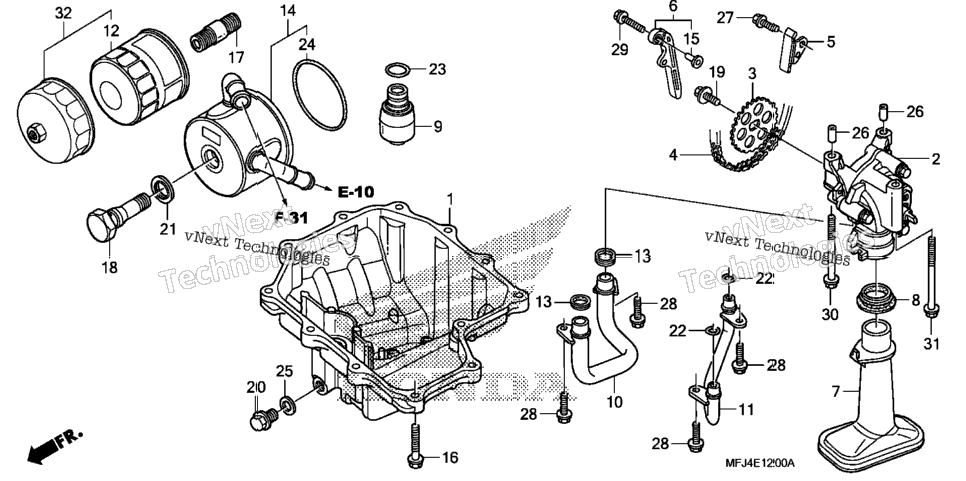 Oil Pan + Oil Pump