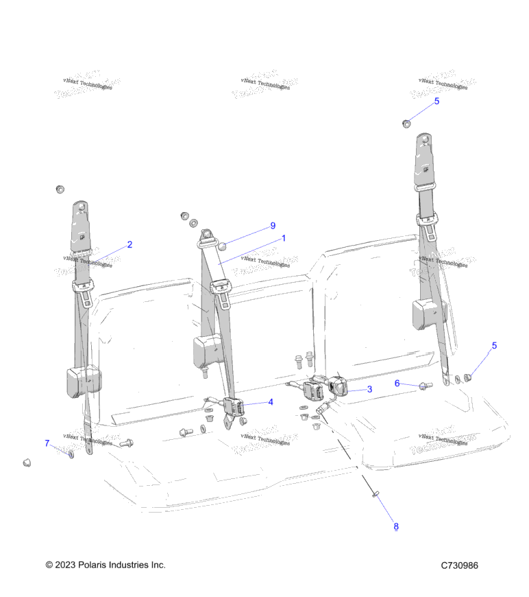 Body, Seat Belt Mounting