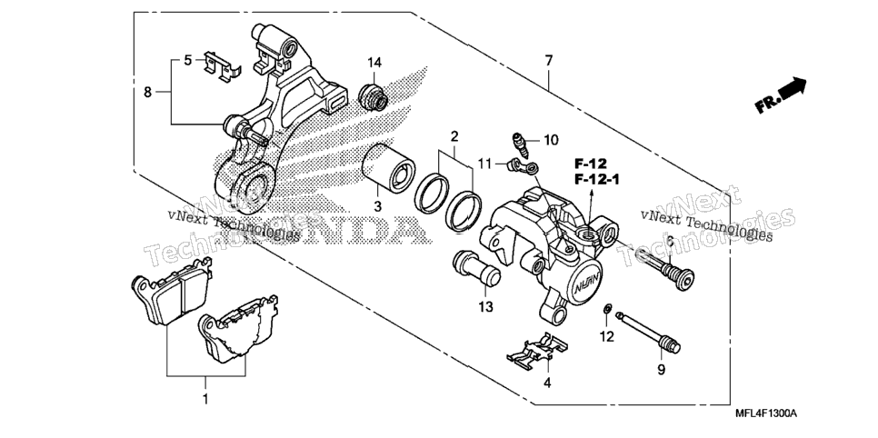Rear Brake Caliper