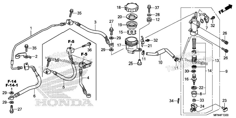 Rear Brake Master Cylinder