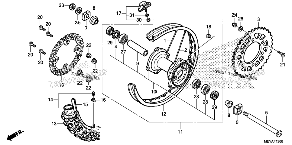 Rear Wheel