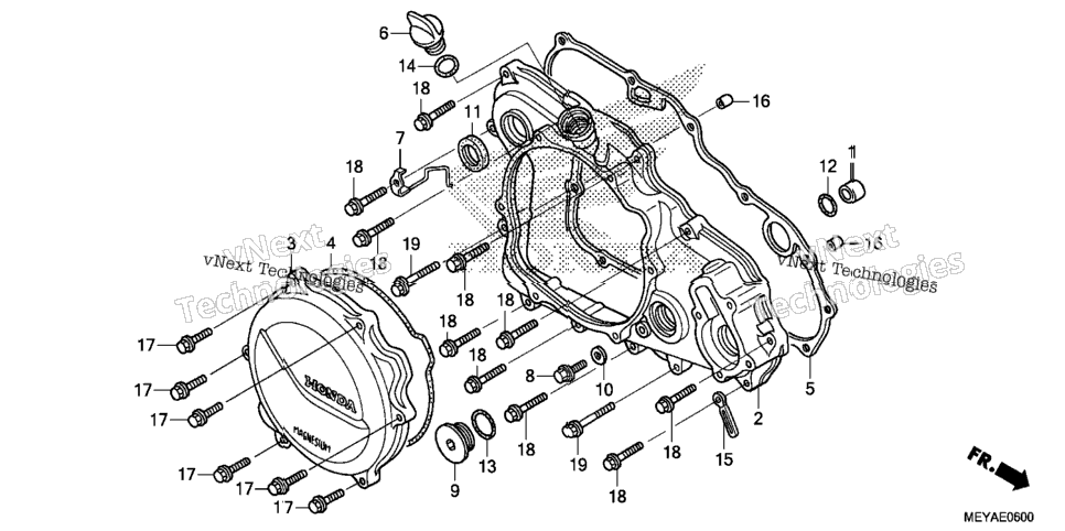 Right Crankcase Cover